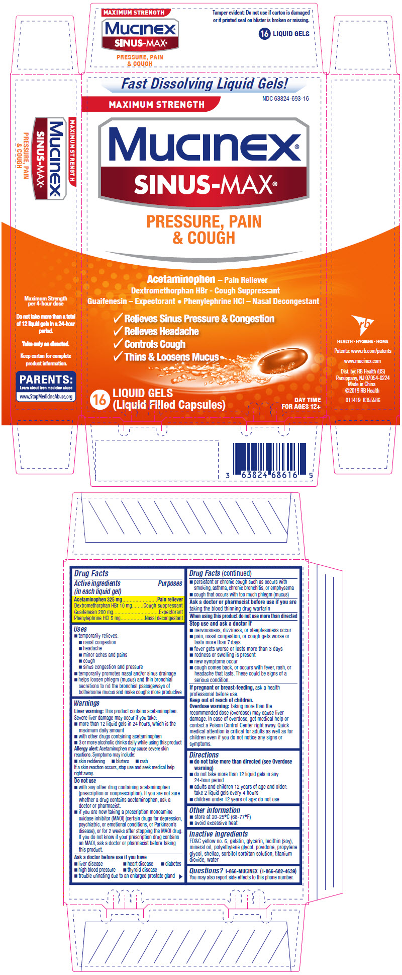 Pill image for Mucinex® Sinus-max®