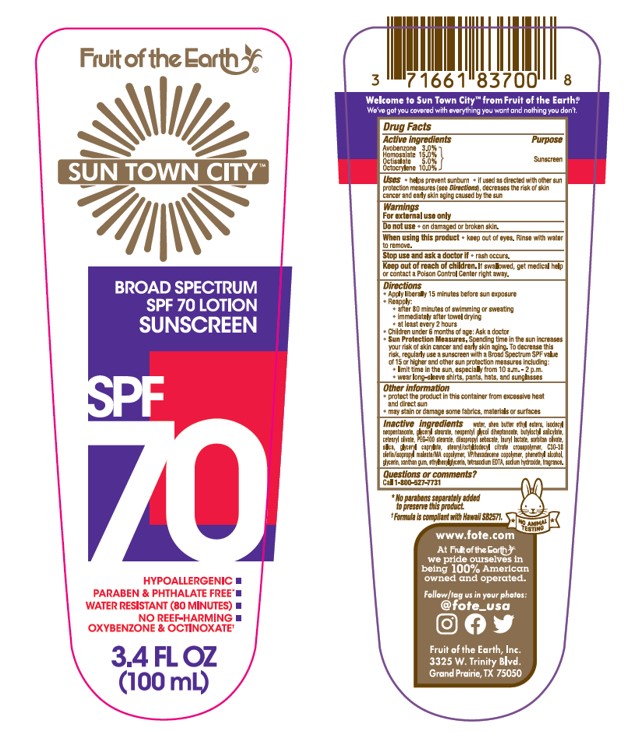 Pill image for Fruit Of The Earth Sun Town City Mineral Spf 70 Sunscreen Spray