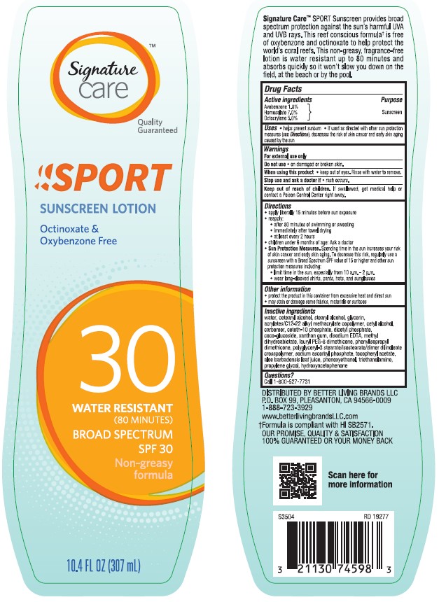 Pill image for Safeway Signature Sport Sunscreen Spf 30 Lotion