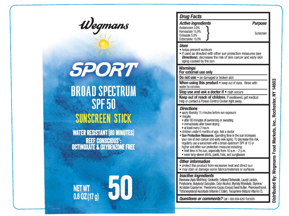 Pill image for Wegmans Sport Sunscreen Stick Spf 50