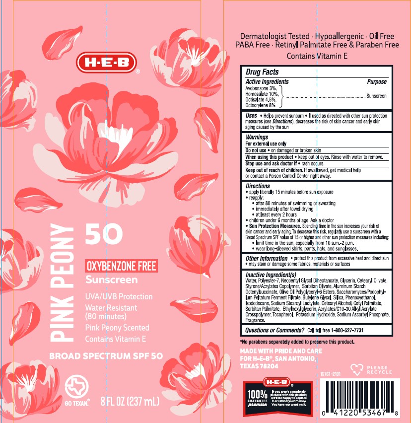 Pill image for Heb Spf 50 Pink Peony Sunscreen Lotion