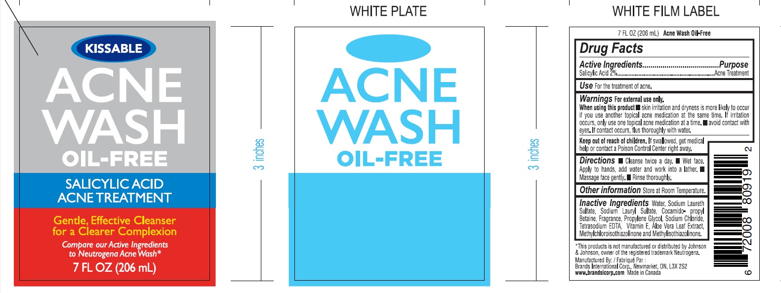 Pill image for Kissable Acne Wash Oil Free