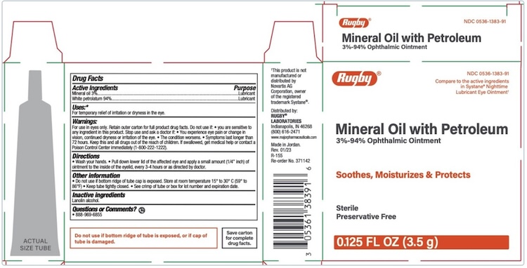 Pill image for Rugby Mineral Oil With Petroleum