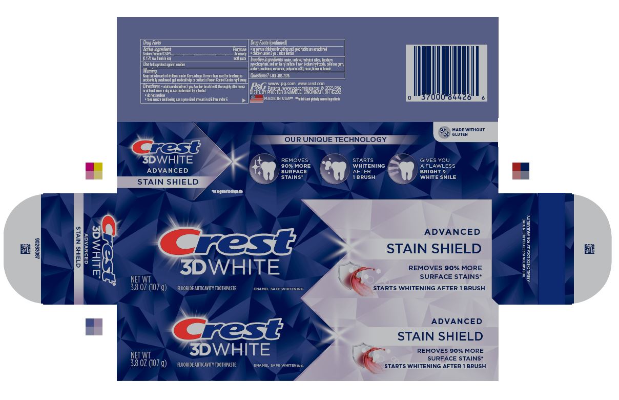 Pill image for Crest 3d White Advanced Stain Shield