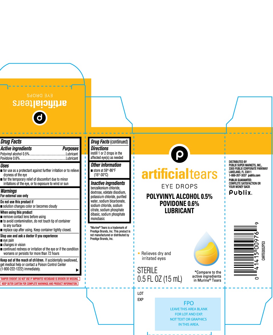 Pill image for Publix Artificial Tears 15ml (pld)
