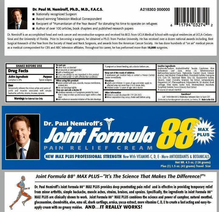 Pill image for Joint Formula 88 Max Plus