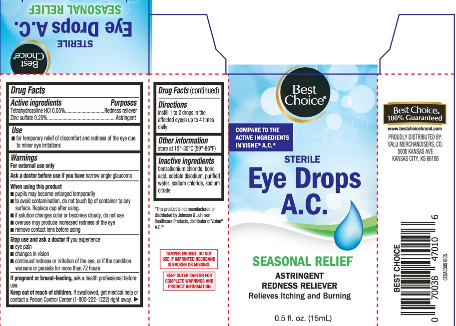 Pill image for Best Choice Eye Drops A.c. 15 Ml (pld)