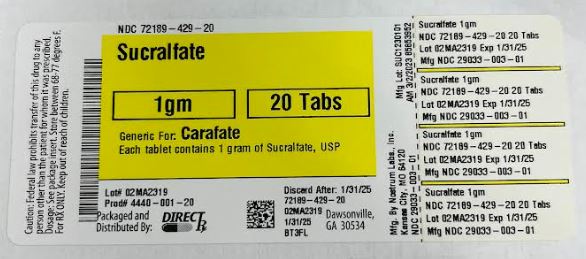 Pill image for Sucralfate