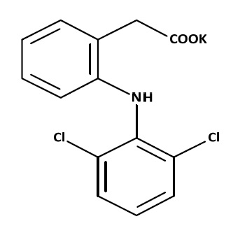 Pill image for These Highlights Do Not Include All The Information Needed To Use Diclofenac Potassium For Oral Solution Safely And Effectively. See Full Prescribing Information For Diclofenac Potassium For Oral Solution.