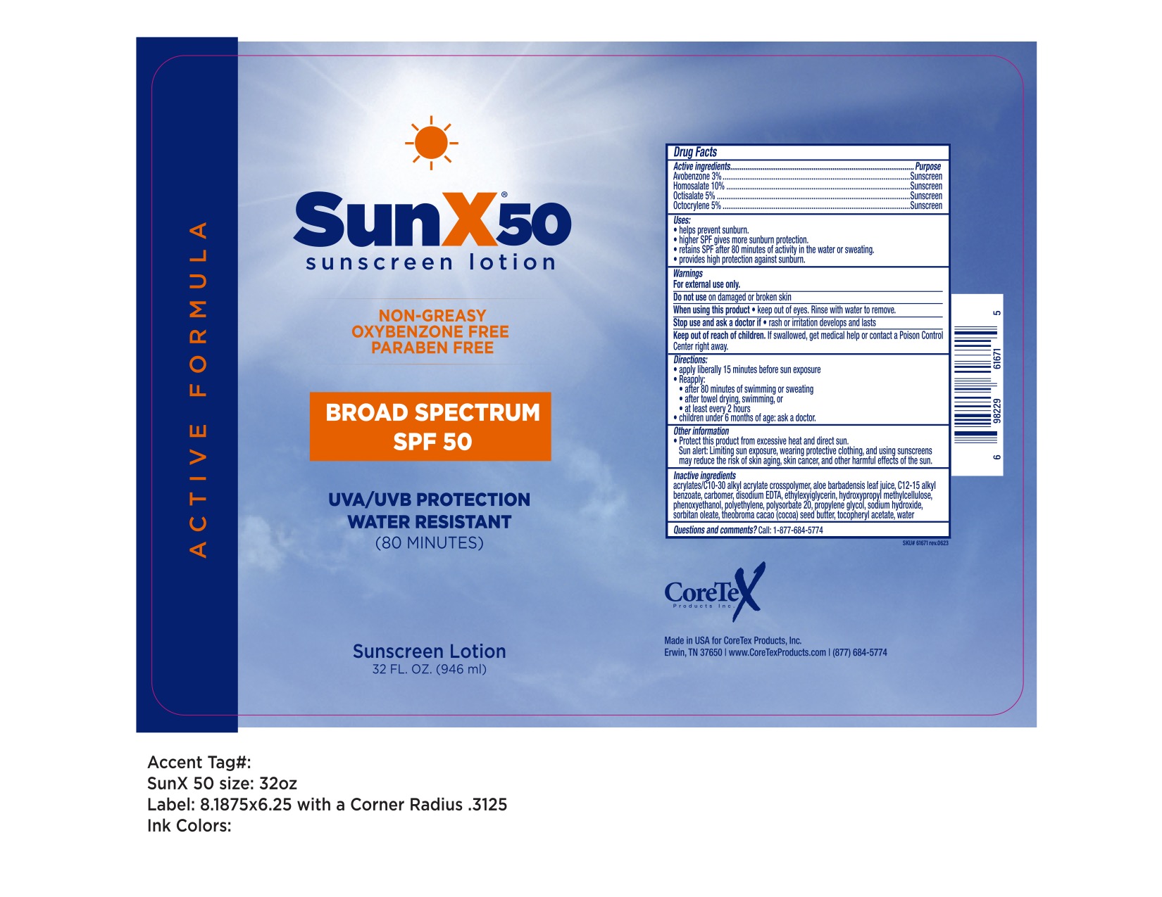 Pill image for Coretex Sunx 50 Thick