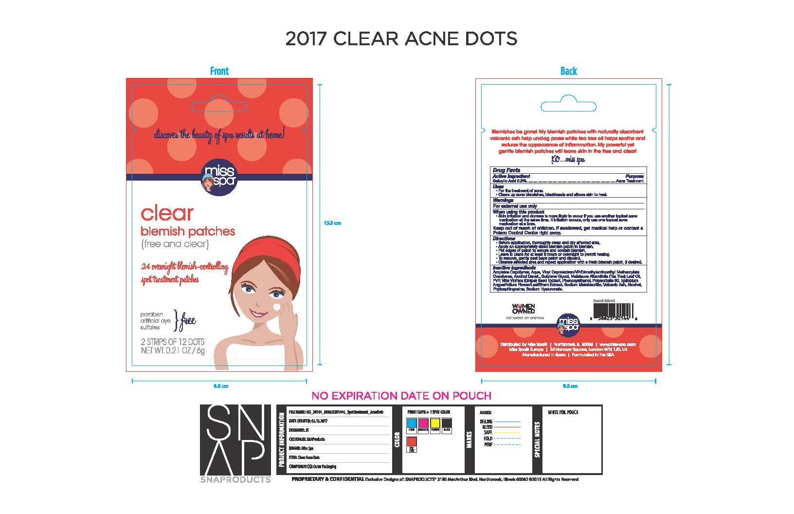 Pill image for Miss Spa Clear Blemish Patches