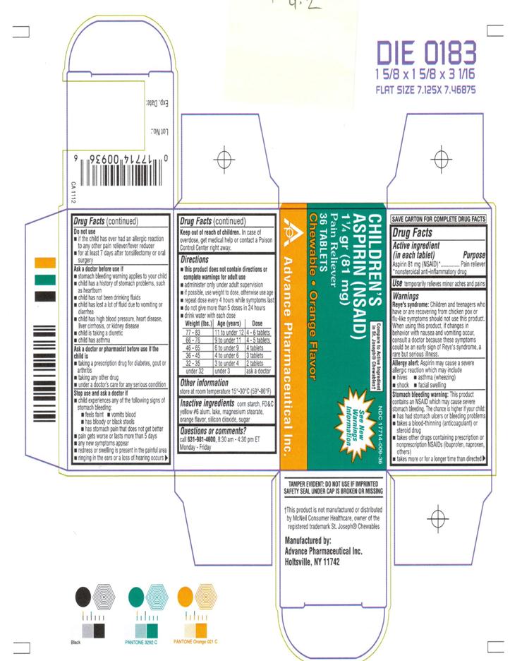 Pill image for Aspirin 81mg