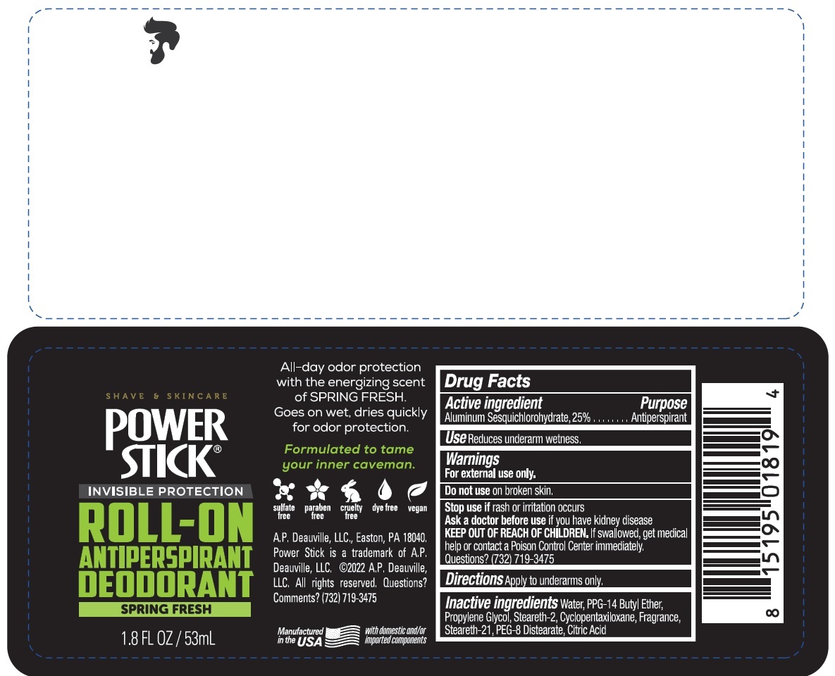 Pill image for Power Stick Invisible Protection Roll- On Antiperspirant Deodorant Spring Fresh