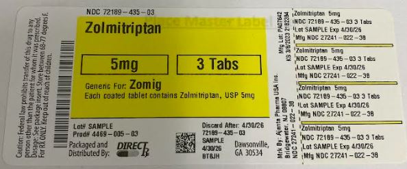 Pill image for Zolmitriptan
