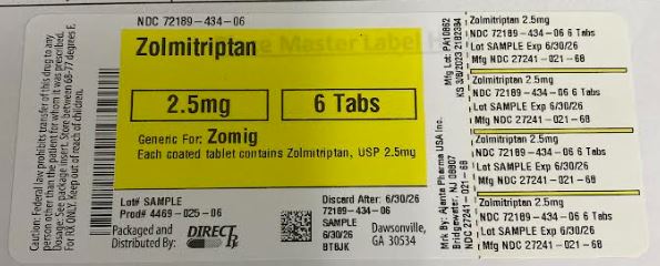 Pill image for Zolmitriptan
