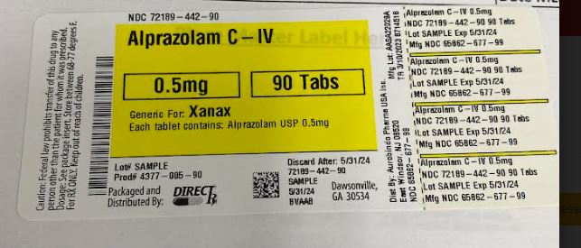 Pill image for Alprazolam C-iv