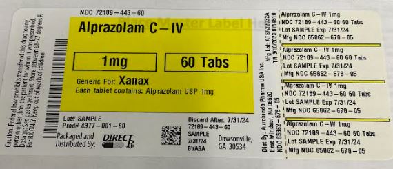 Pill image for Alprazolam C-iv