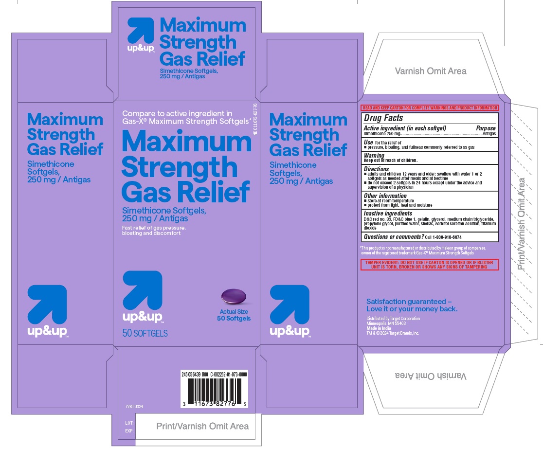 Pill image for 728t Target 11673-827 Simethicone 250 Mg Capsules