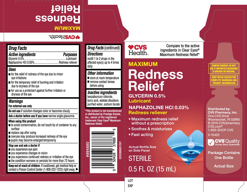 Pill image for Cvs Maximum Redness Relief 15 Ml (pld)