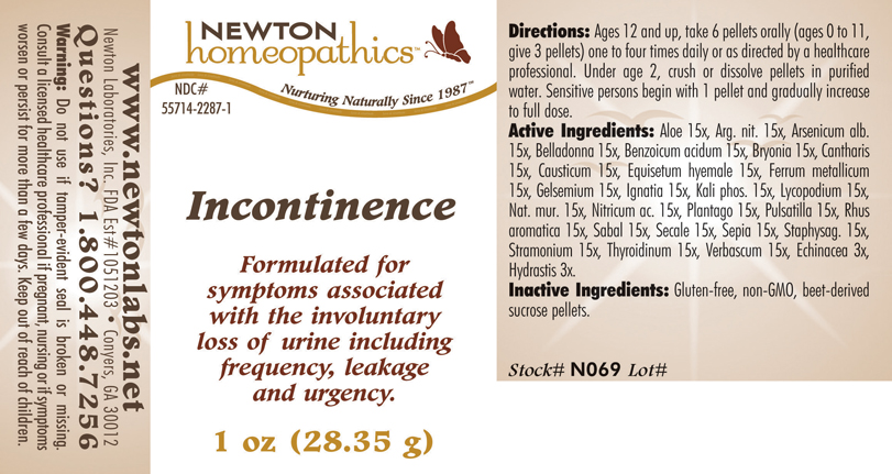 Pill image for Incontinence