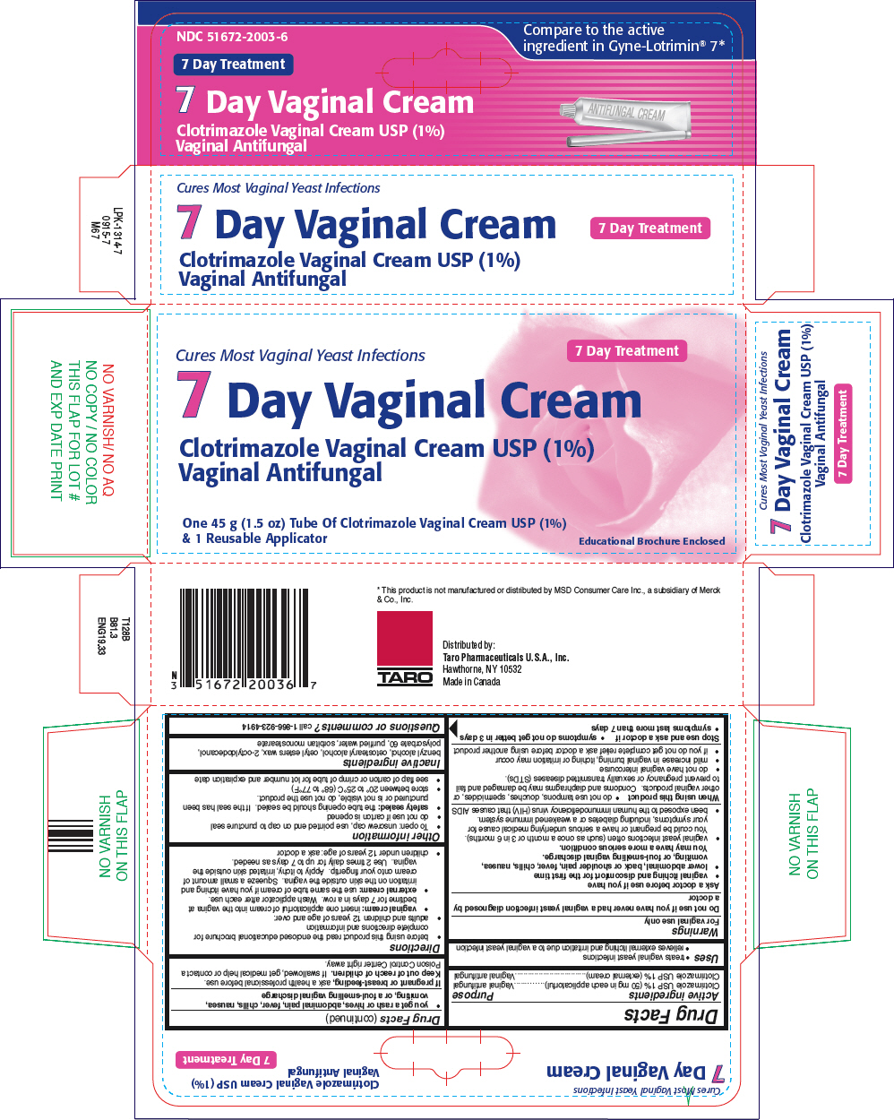 Pill image for Clotrimazole Vaginal Cream Usp 1%
