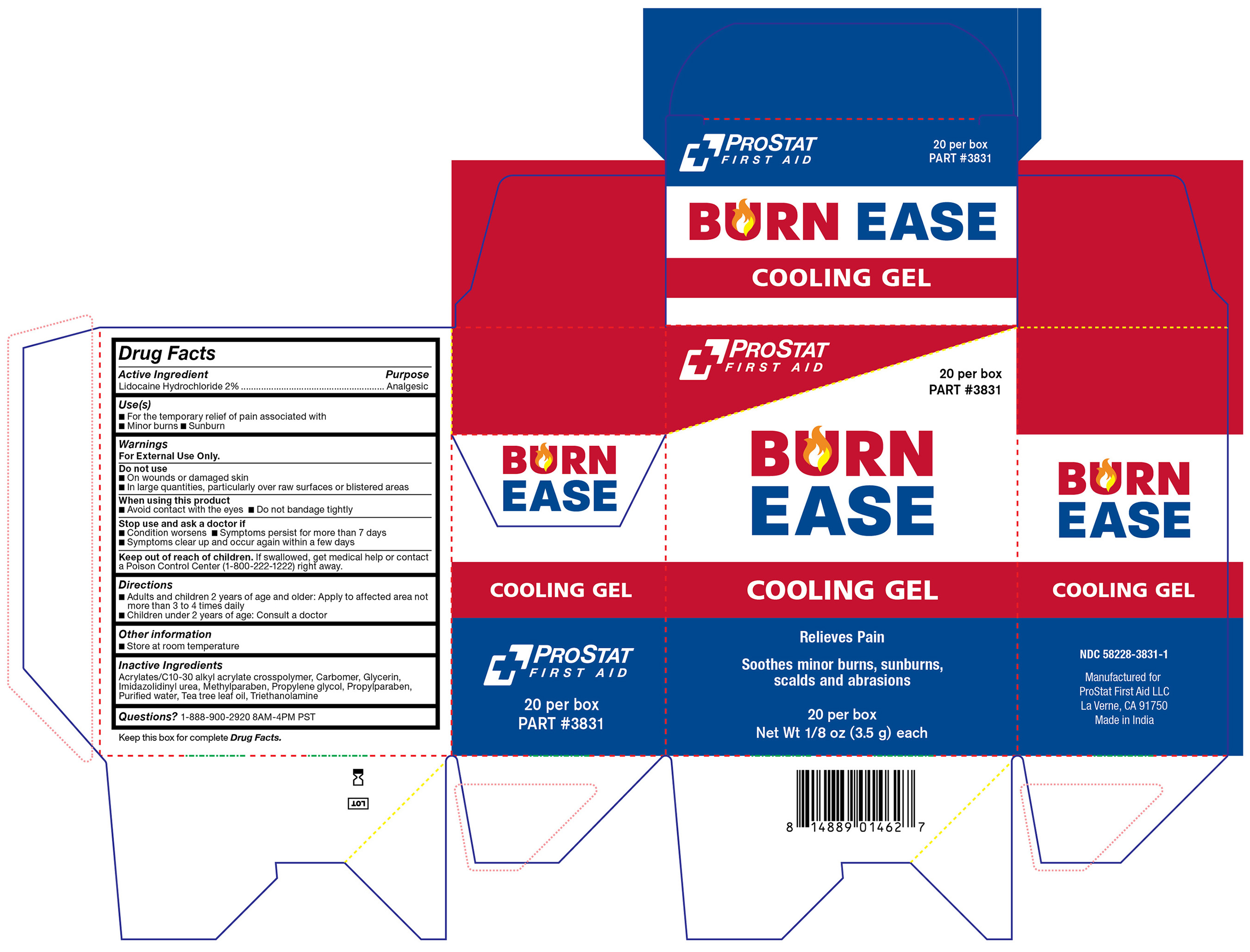 Pill image for 3831 Burn Ease