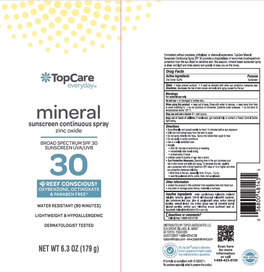 Pill image for Topco Topcare Everyday Mineral Sunscreen Continuous Spray Spf 30