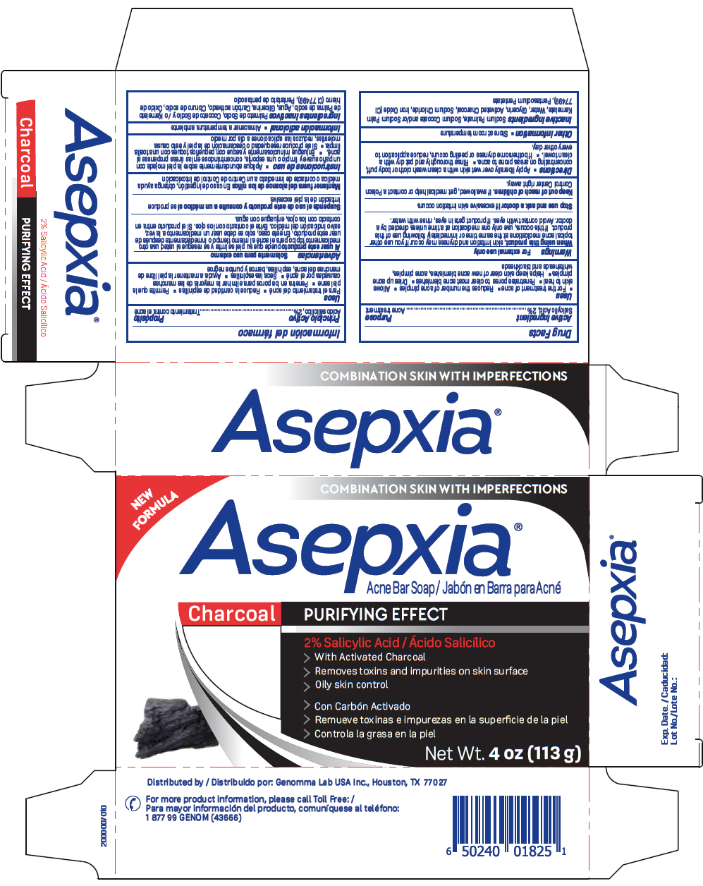 Pill image for Asepxia Charcoal Acne Bar Soap ®