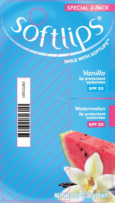 Pill image for Drug Facts - Softlips Vanilla Watermelon