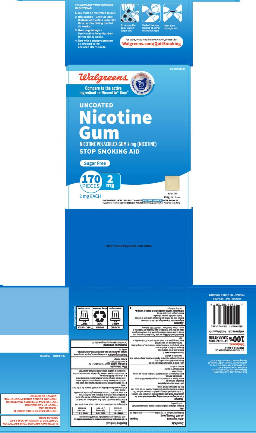 Pill image for Nicotine Polacrilex Original 2 Mg and 4 Mg - Walgreens
