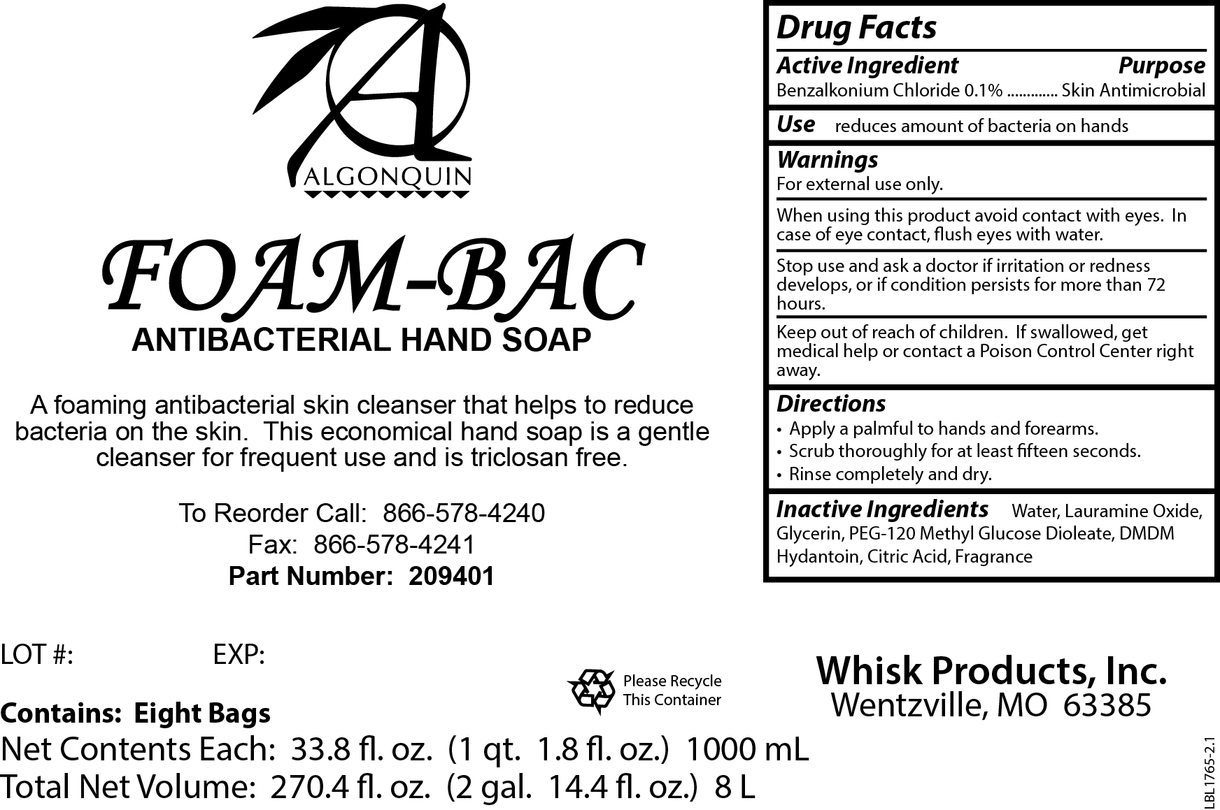 Pill image for Foam-bac Antibacterial Hand Soap