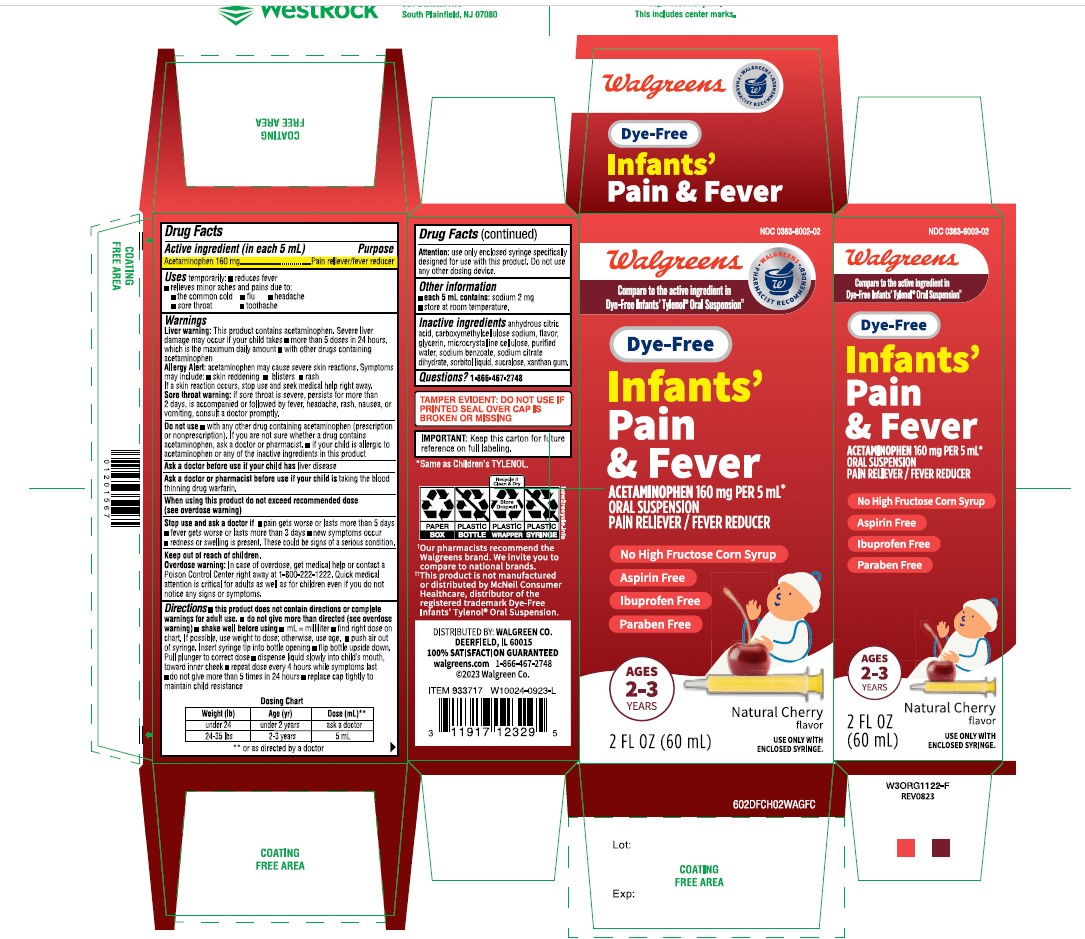 Pill image for Walgreen Dye-free Infants' Pain + Fever Drug Facts