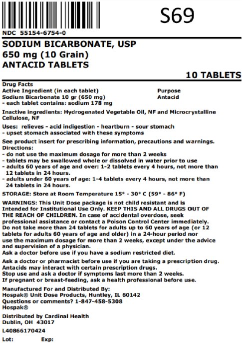 Pill image for Sodium Bicarbonate 650 Mg (10 Grain)