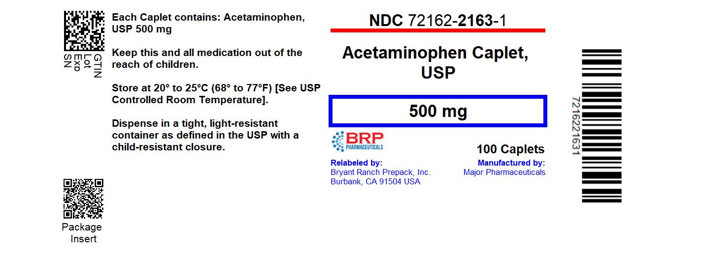 Pill image for Major Pharmaceuticals Acetaminophen Drug Facts