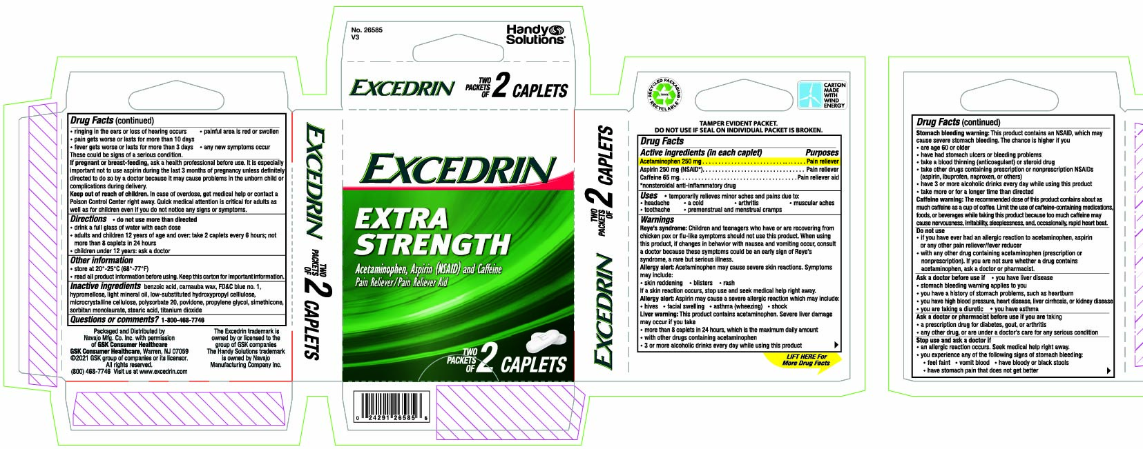 Pill image for Excedrin Extra Strength Pain Reliever