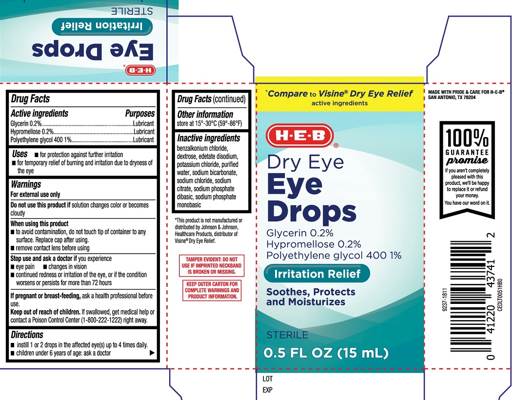 Pill image for Heb Dry Eye Eye Drops 15ml (pld)