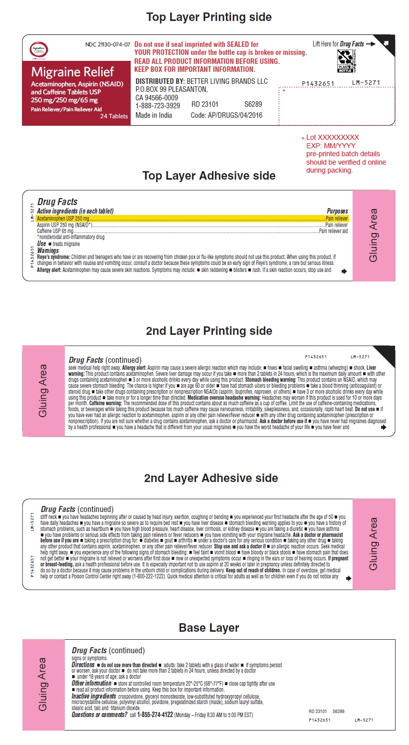 Pill image for Acetaminophen, Aspirin (nsaid) And Caffeine Tablets Usp