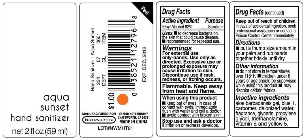 Pill image for Aqua Sunset Hand Sanitizer