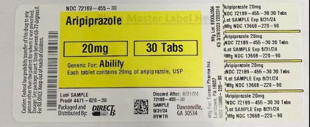 Pill image for Aripiprazole