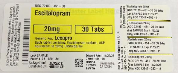 Pill image for Escitalopram