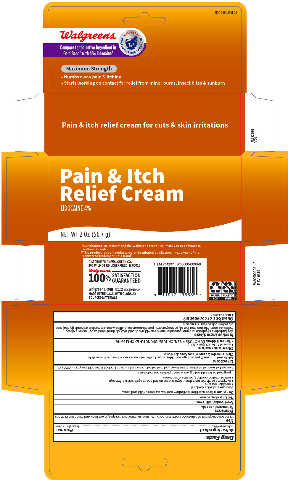 Pill image for Pain And Itch Relief Cream