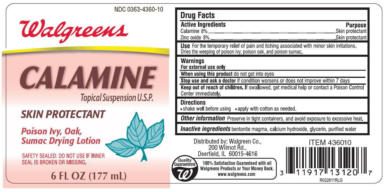 Pill image for Walgreens Calamine Topical Suspension U.s.p. Skin Protectant