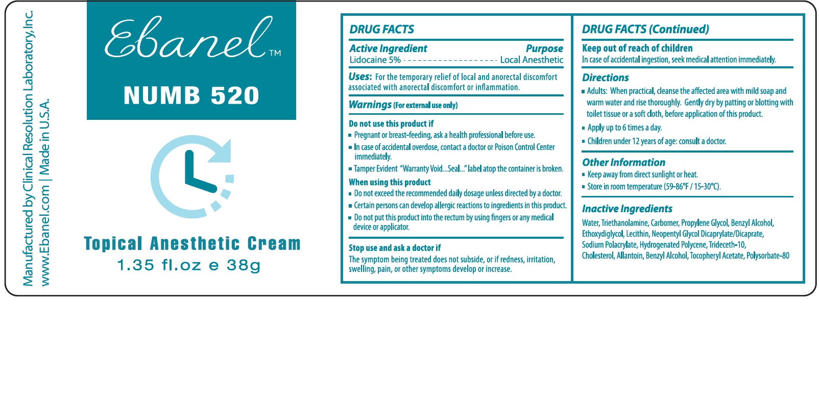 Pill image for Numb 520