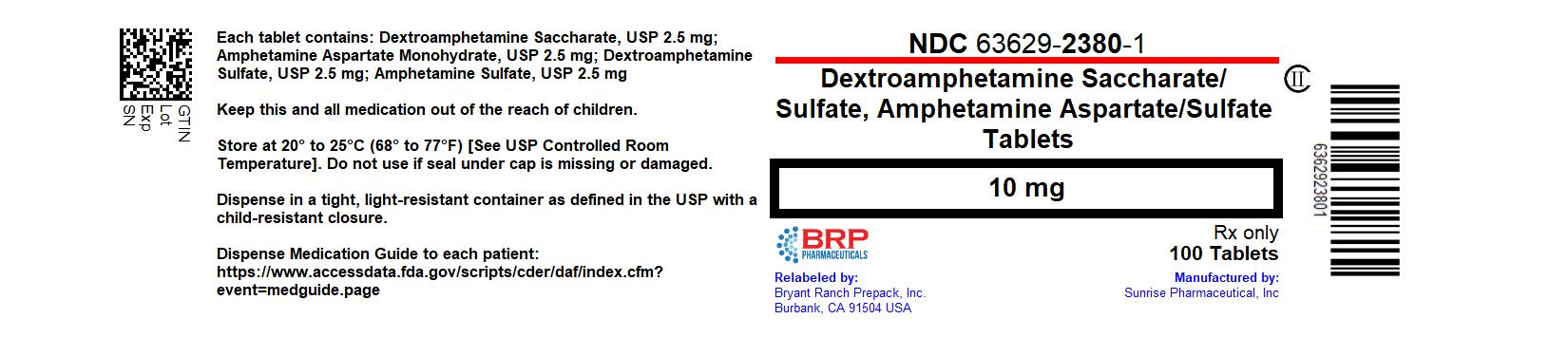 Pill image for Dextroamphetamine Saccharate, Amphetamine Aspartate, Dextroamphetamine Sulfate And Amphetamine Sulfate Tablets (mixed Salts Of A Single Amphetamine Product) Cii