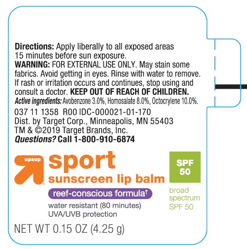 Pill image for Target Up & Up Spf50 Sport Sunscreen Lip Balm Reef-conscious Formula