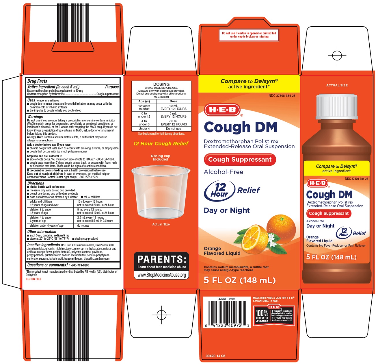 Pill image for Heb Cough Dm Drug Facts
