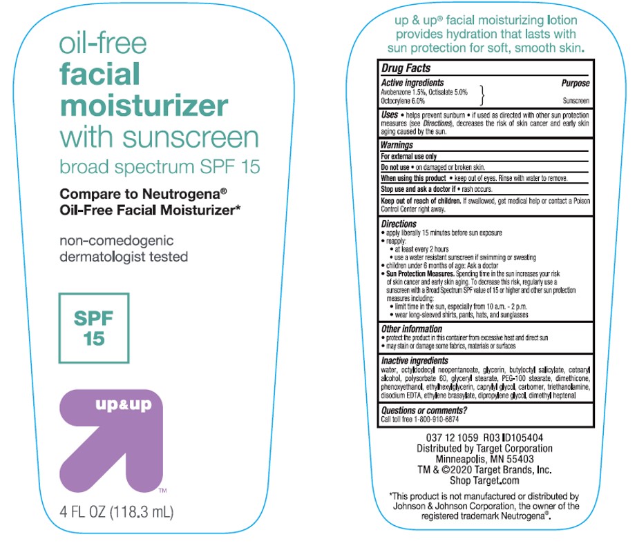 Pill image for Target Up And Up Oil Free Facial Moisturizer With Sunscreen Broad Spectrum Spf 15