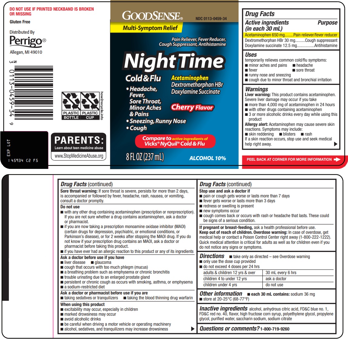 Pill image for Perrigo Nighttime Drug Facts