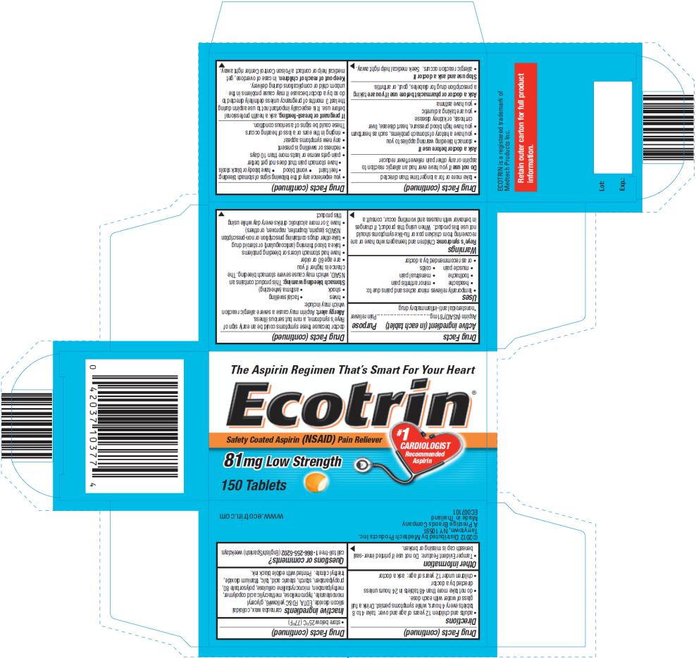 Pill image for Ecotrin Low Strength