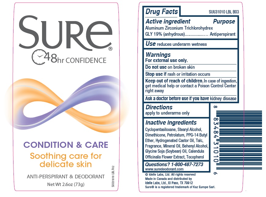 Pill image for Sure Condition And Care Antiperspirant Deodorant